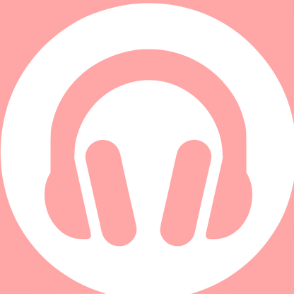 Logo with Headphones Design #ffa6a6