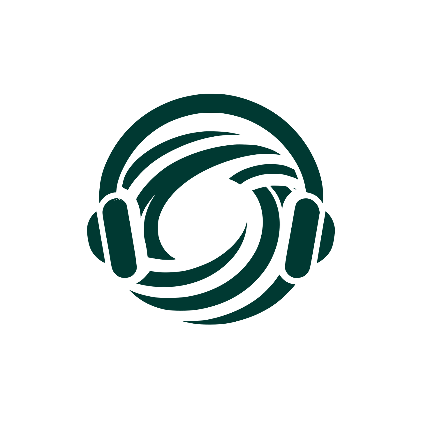 Audio Waveform Logo #003932