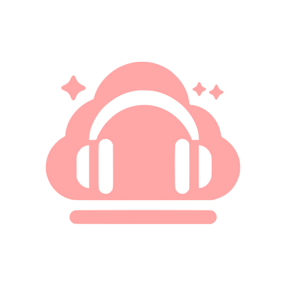 Music Cloud Logo #ffa6a6