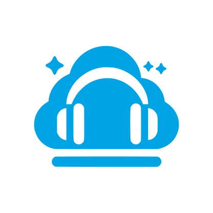 Music Cloud Logo #00a3e4