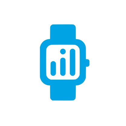 Smartwatch Logo Design #00a3e4