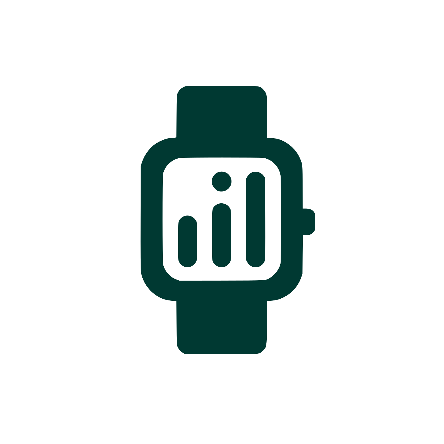 Smartwatch Logo Design #003932