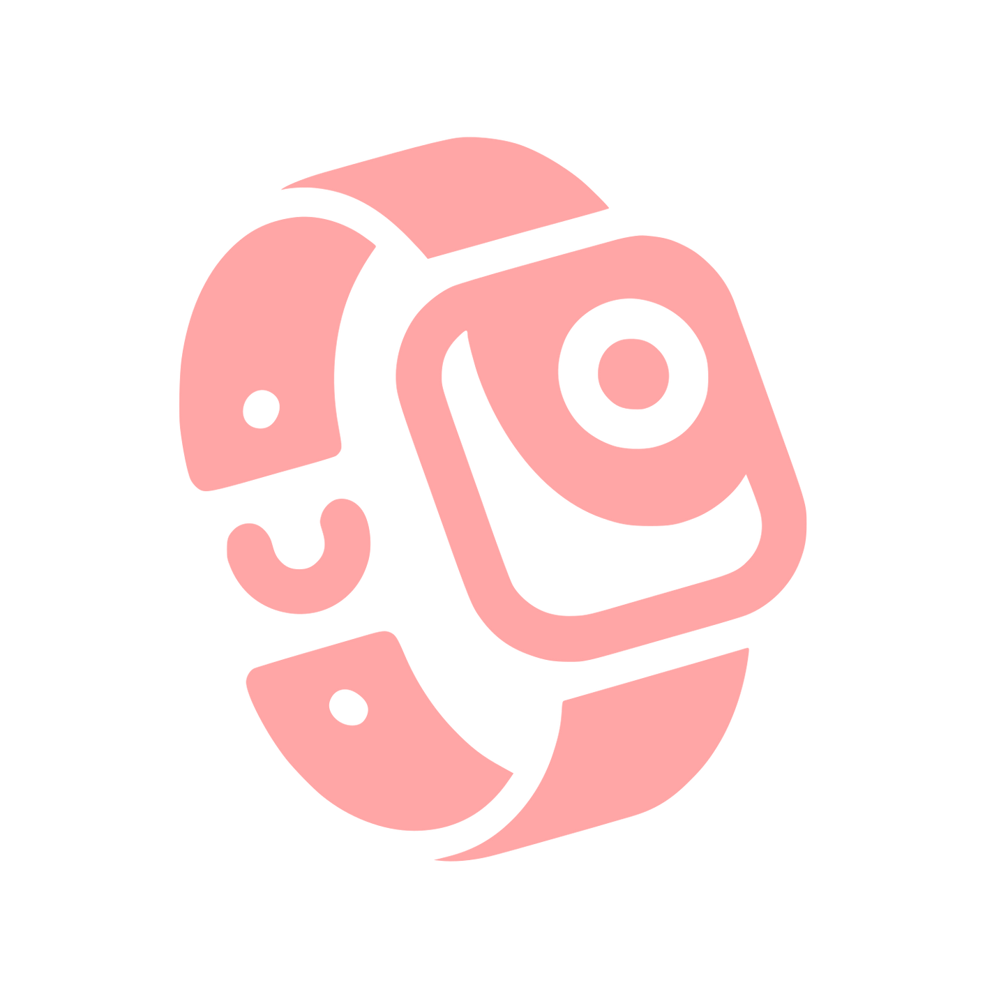 Smartwatch Logo Design #ffa6a6