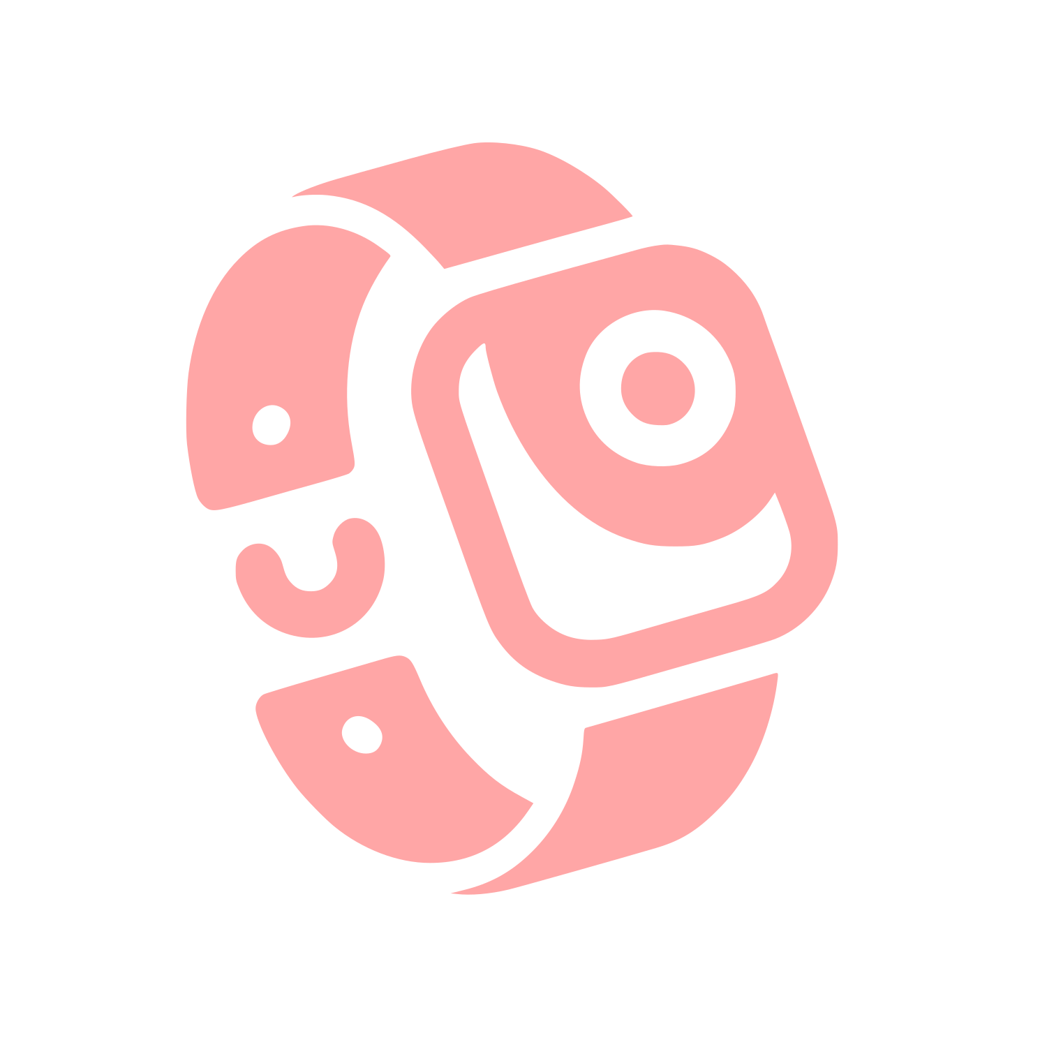 Smartwatch Logo Design #ffa6a6