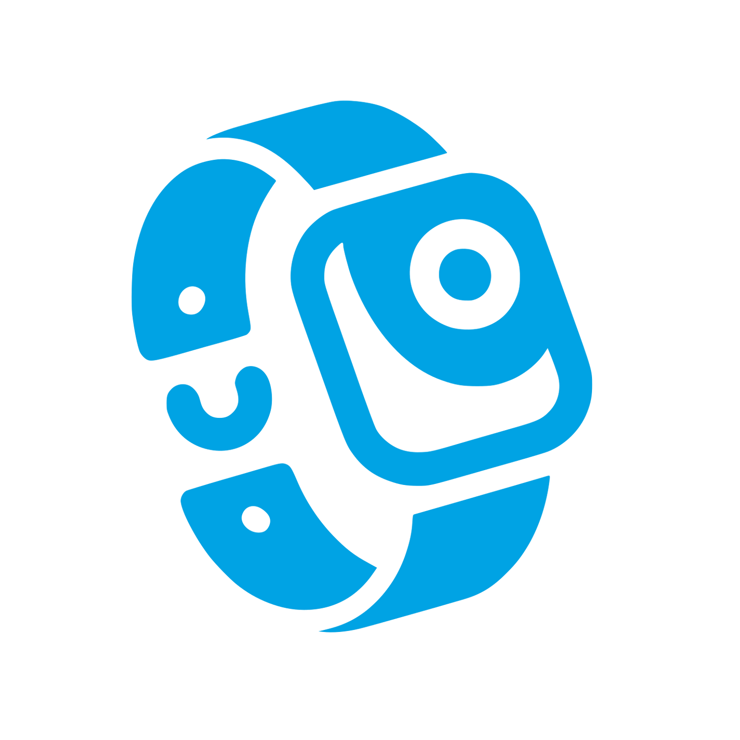 Smartwatch Logo Design #00a3e4