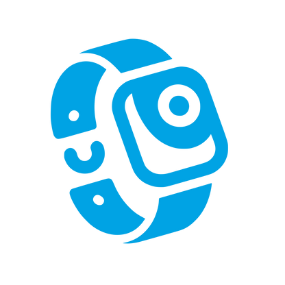 Smartwatch Logo Design #00a3e4
