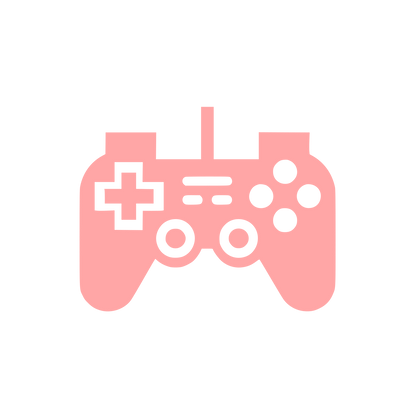 Game Controller Logo #ffa6a6