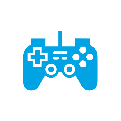 Game Controller Logo #00a3e4