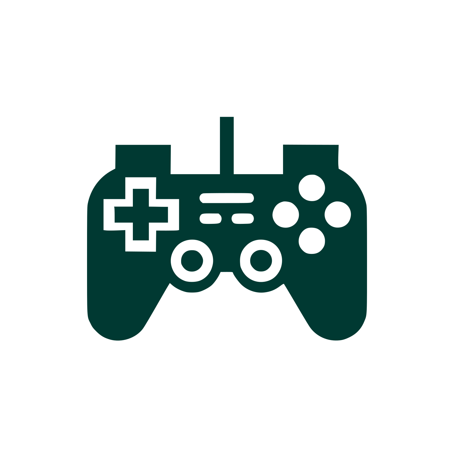 Game Controller Logo #003932