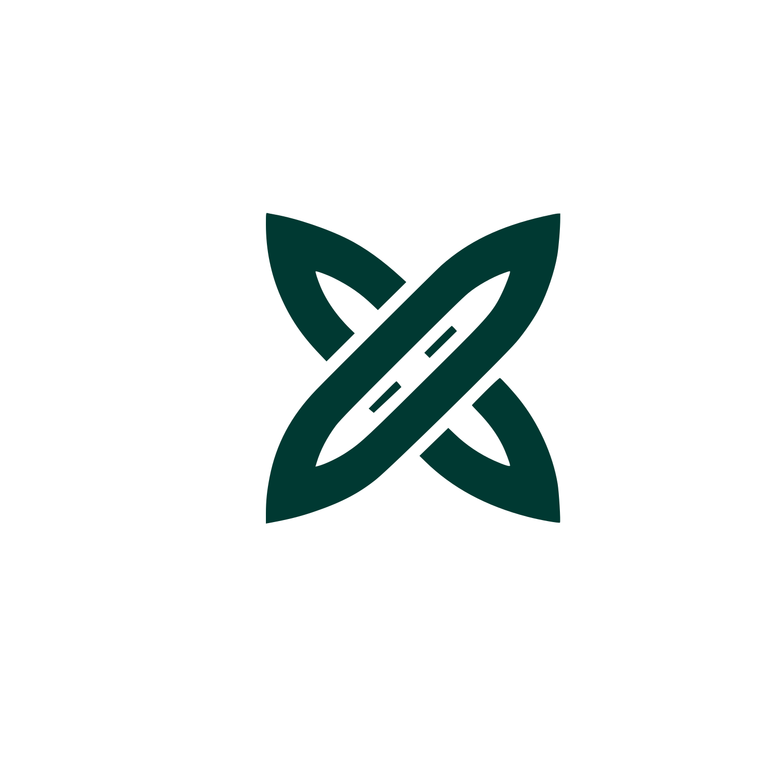 Black Software Logo #003932