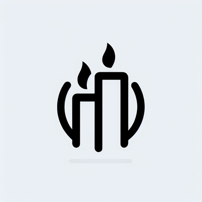 Logo with Flames
