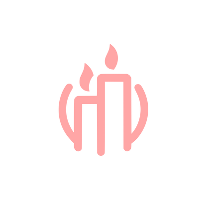 Logo with Flames #ffa6a6