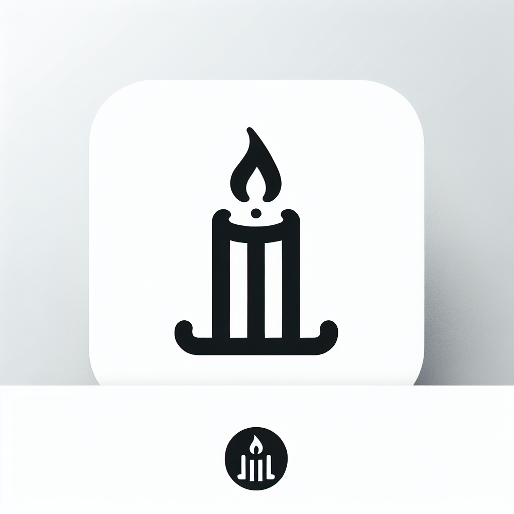 Candle Logo Design