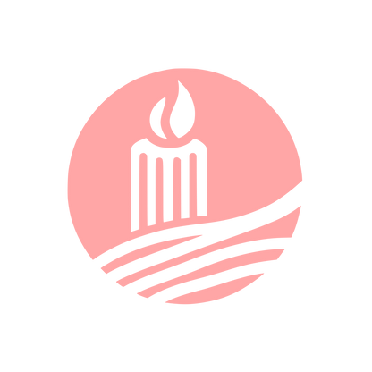 Candle Logo Design #ffa6a6