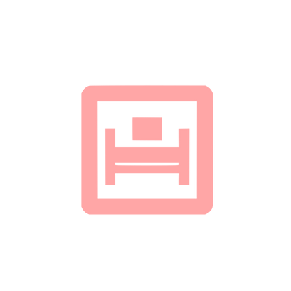 Hotel Room Logo #ffa6a6