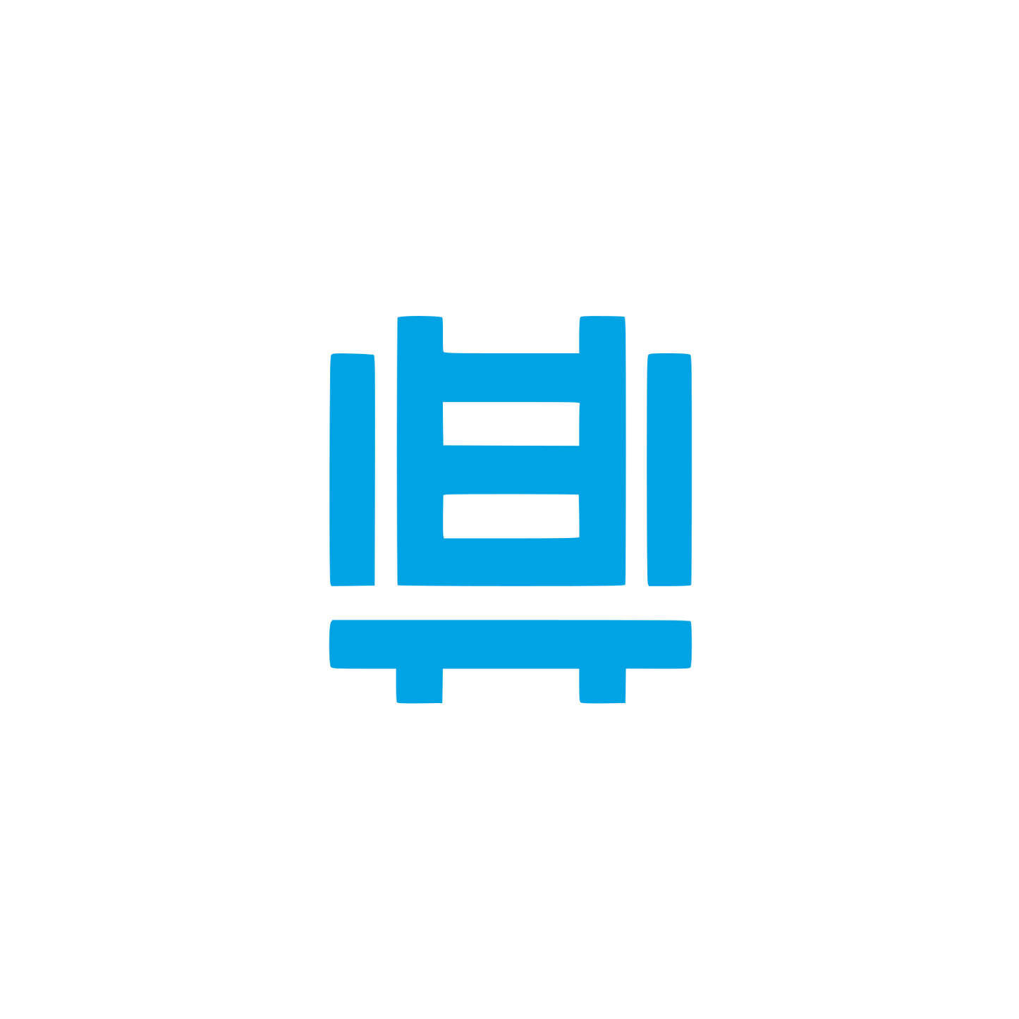 Bed Frame Furniture Icon #00a3e4