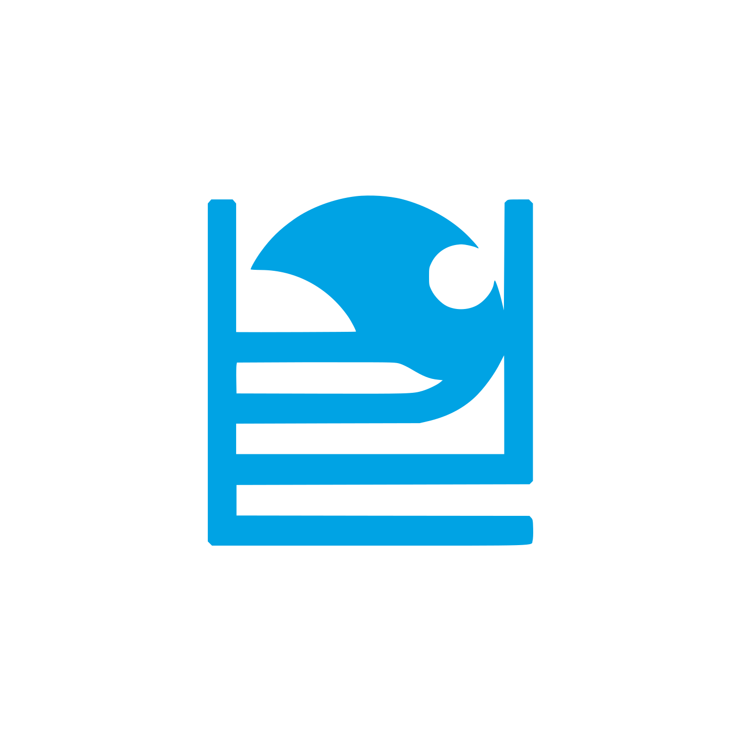Wave Logo #00a3e4