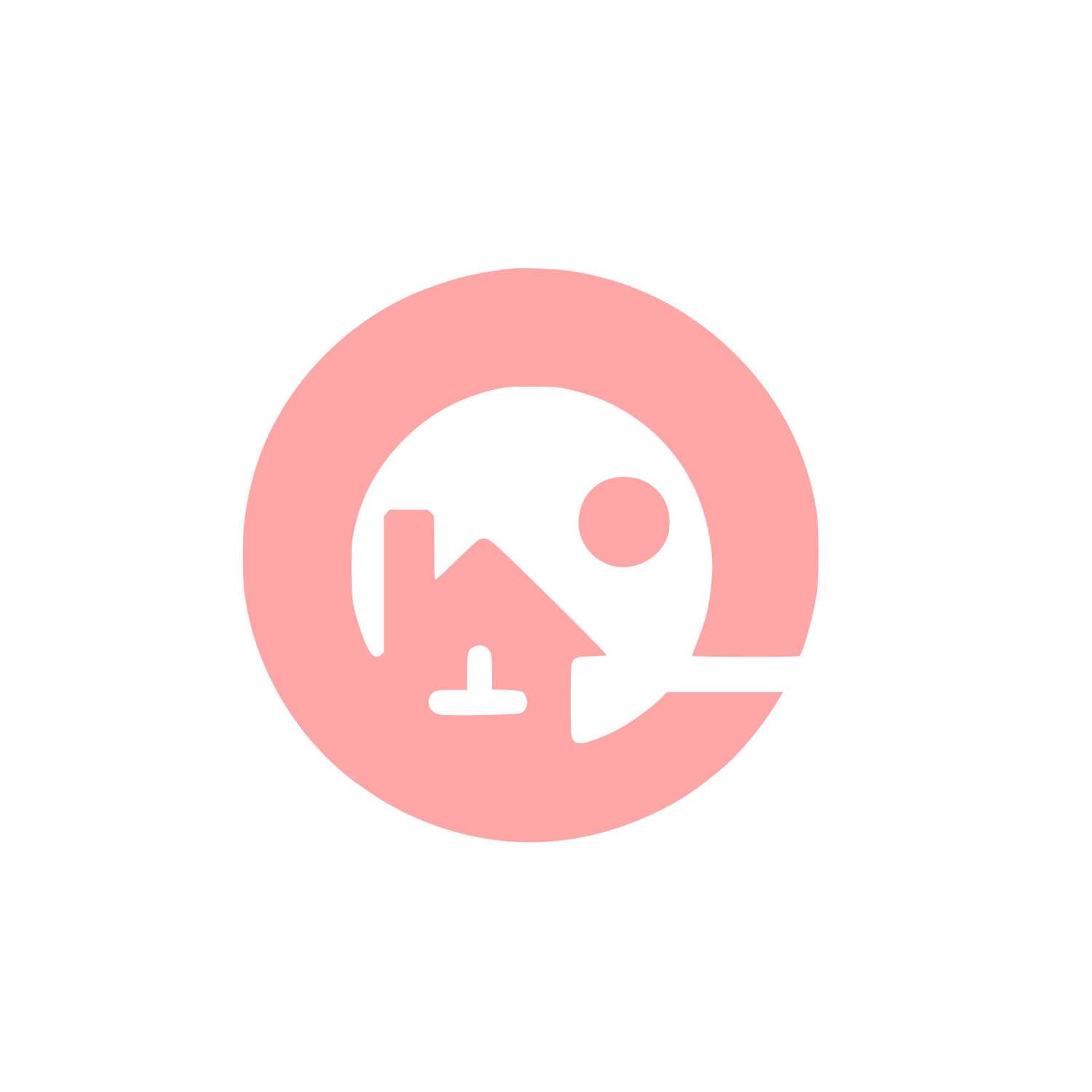 Home Services Logo #ffa6a6