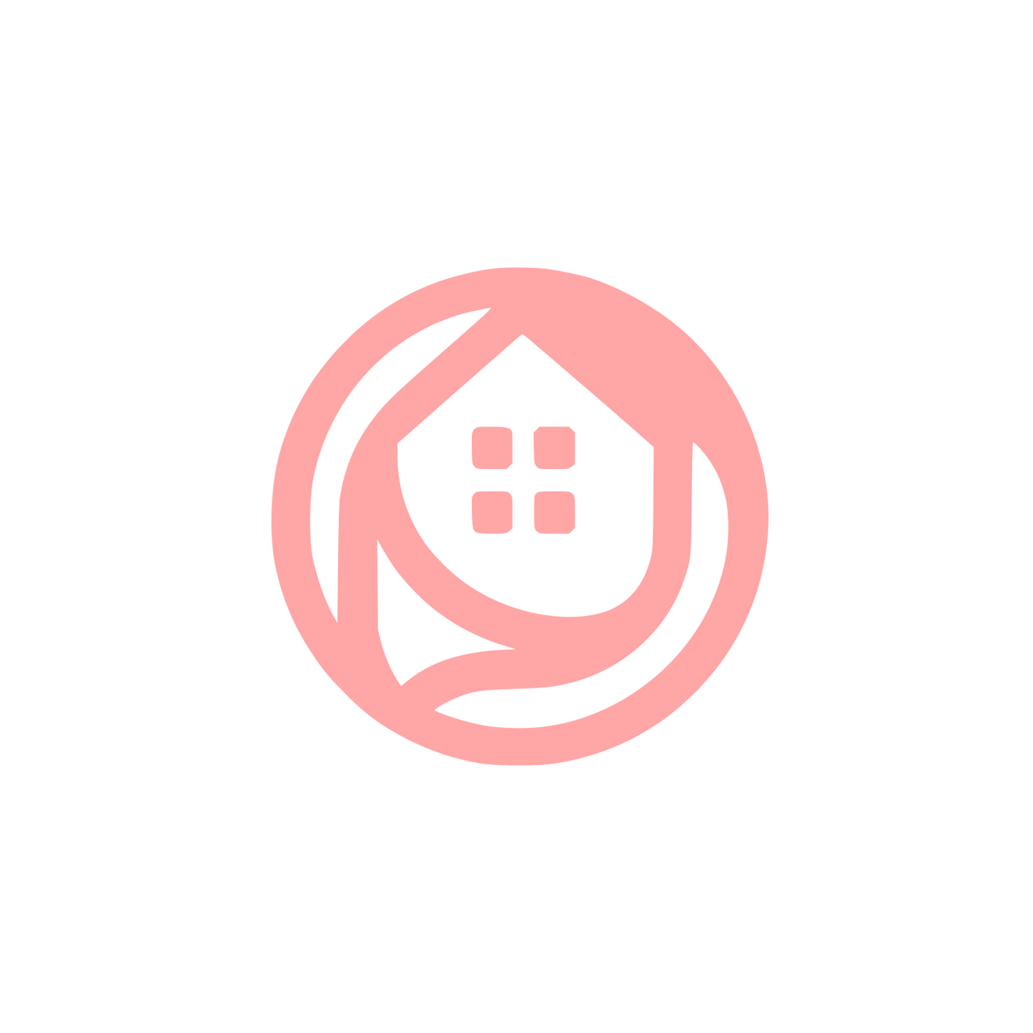 Home Safety Logo #ffa6a6