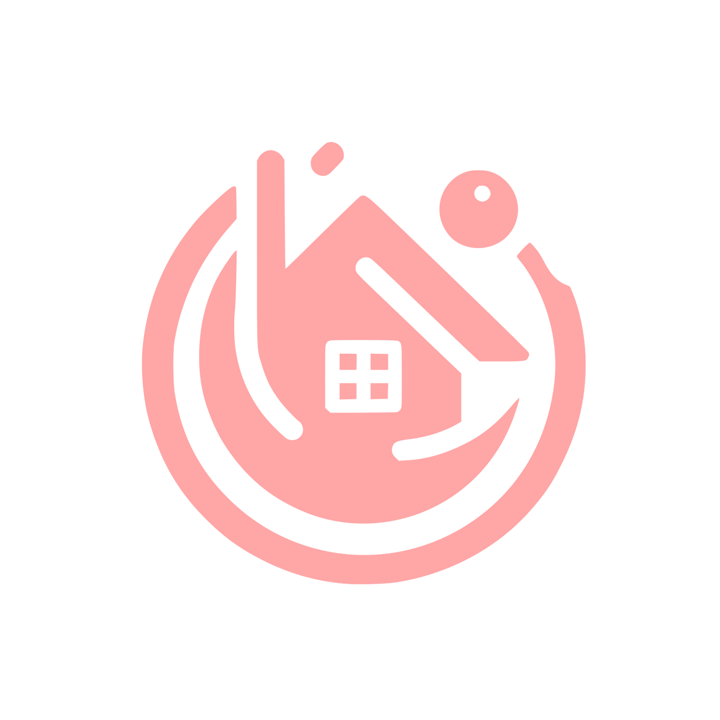 Home Service Logo #ffa6a6