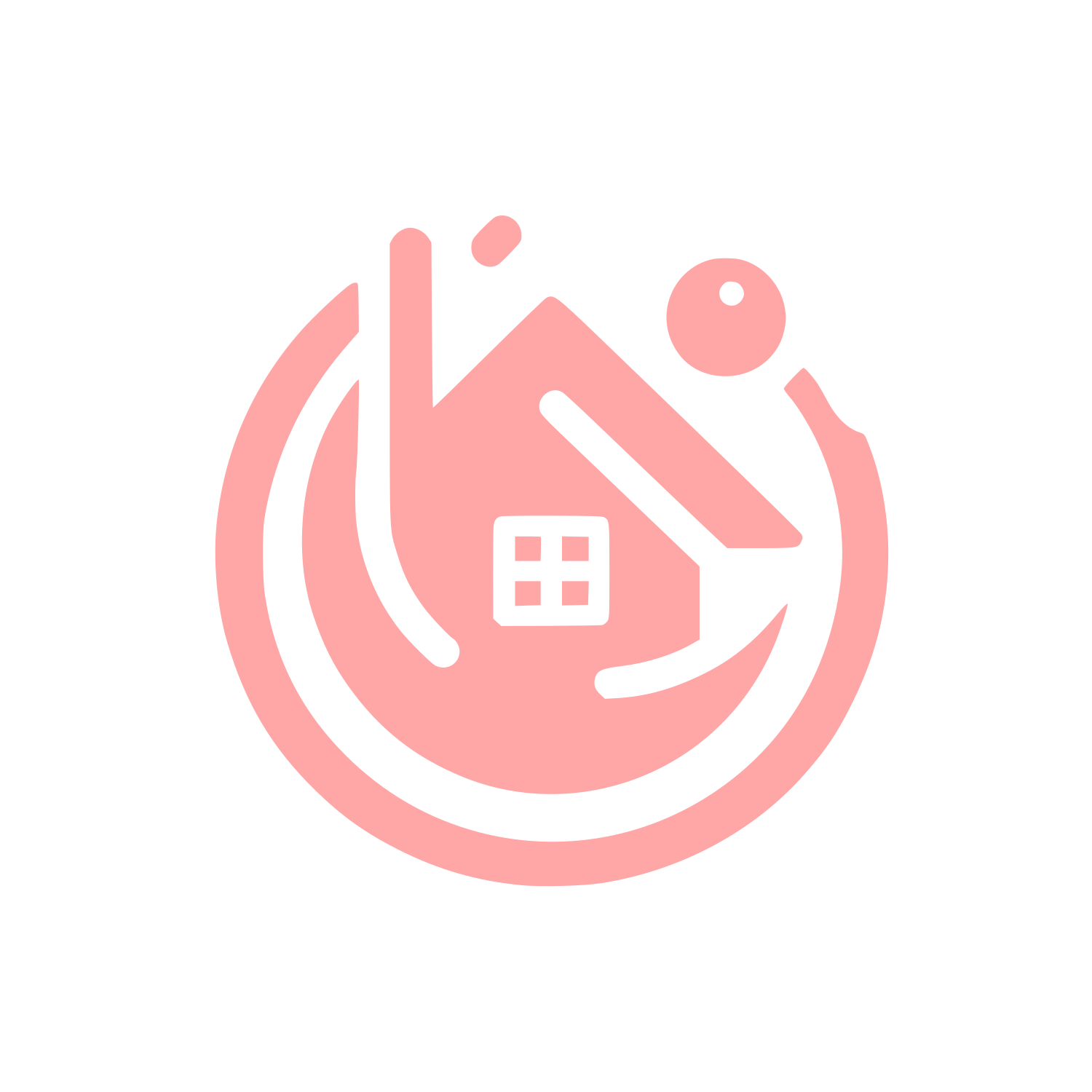 Home Service Logo #ffa6a6