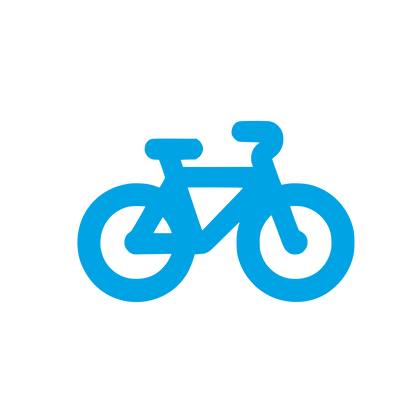 Bicycle Logo Design #00a3e4