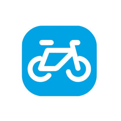 Bicycle Logo Design #00a3e4