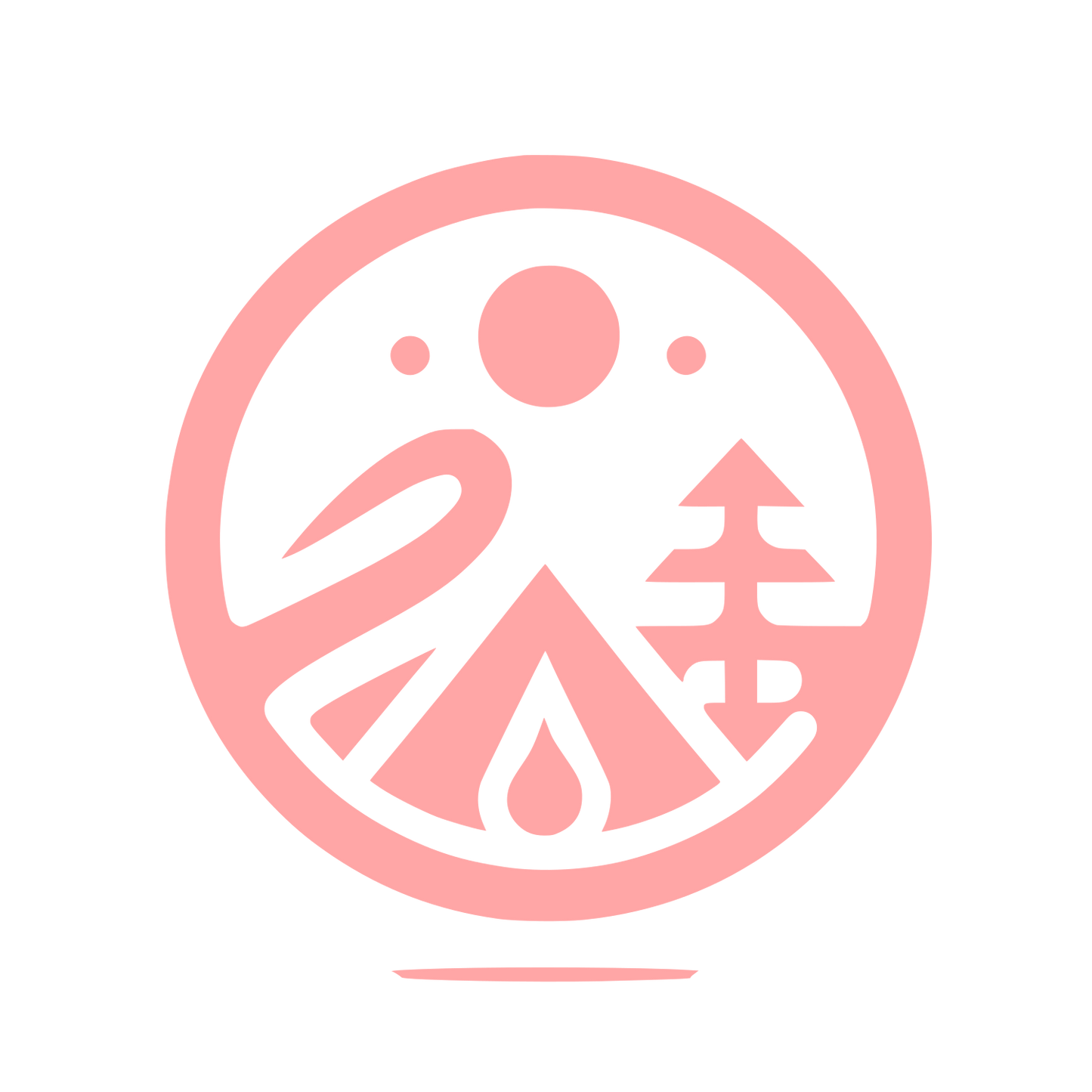 Nature Adventure Logo #ffa6a6