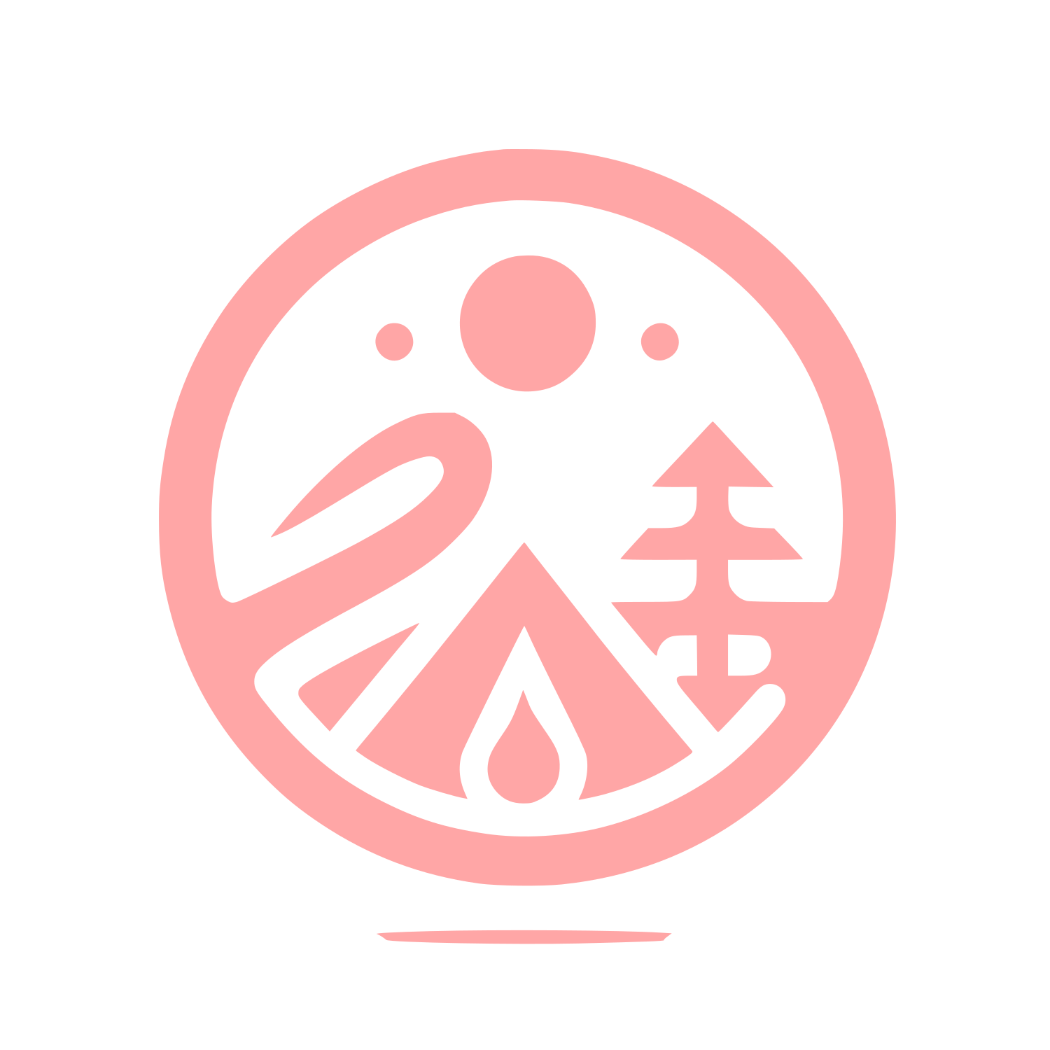 Nature Adventure Logo #ffa6a6