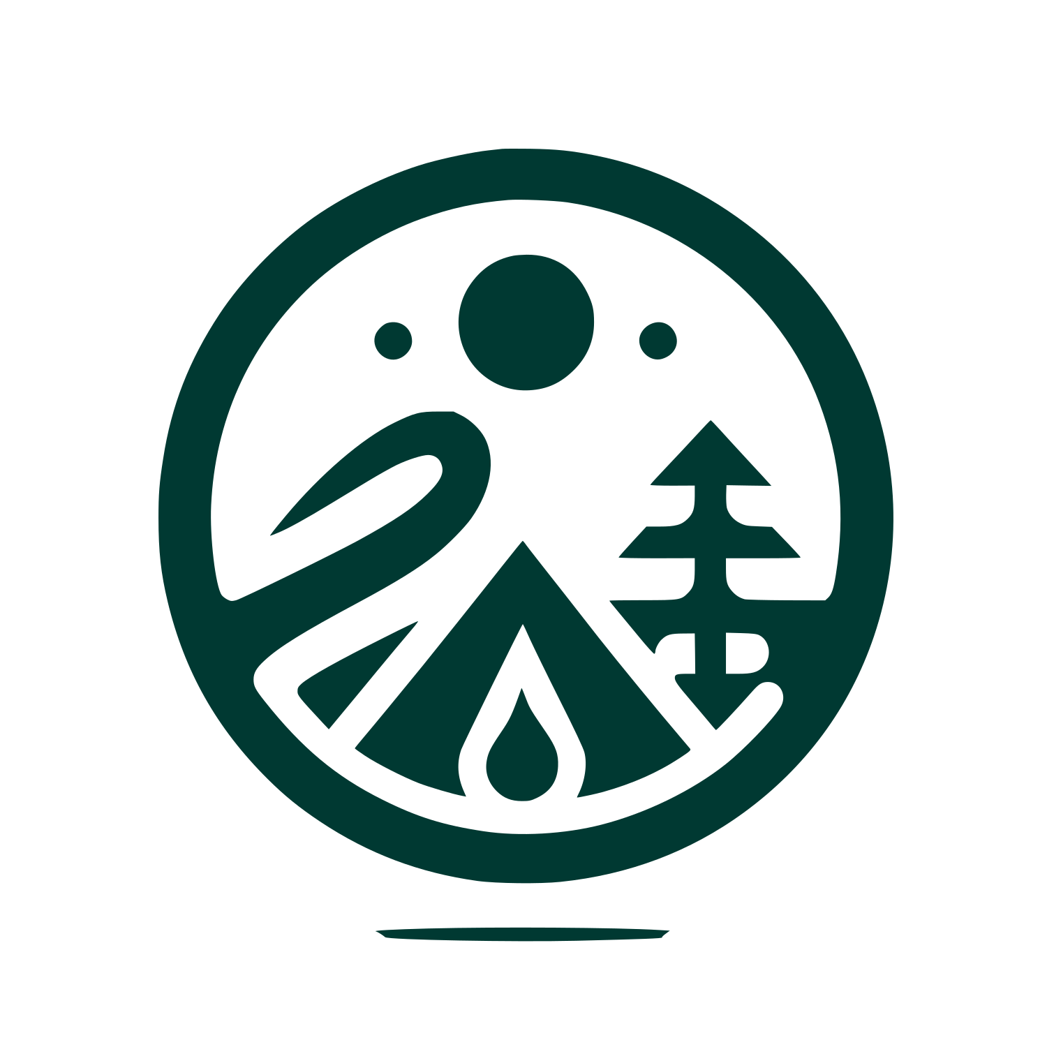 Nature Adventure Logo #003932