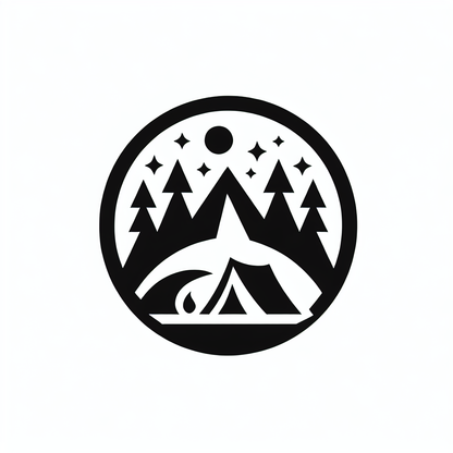 Camping Adventure Logo