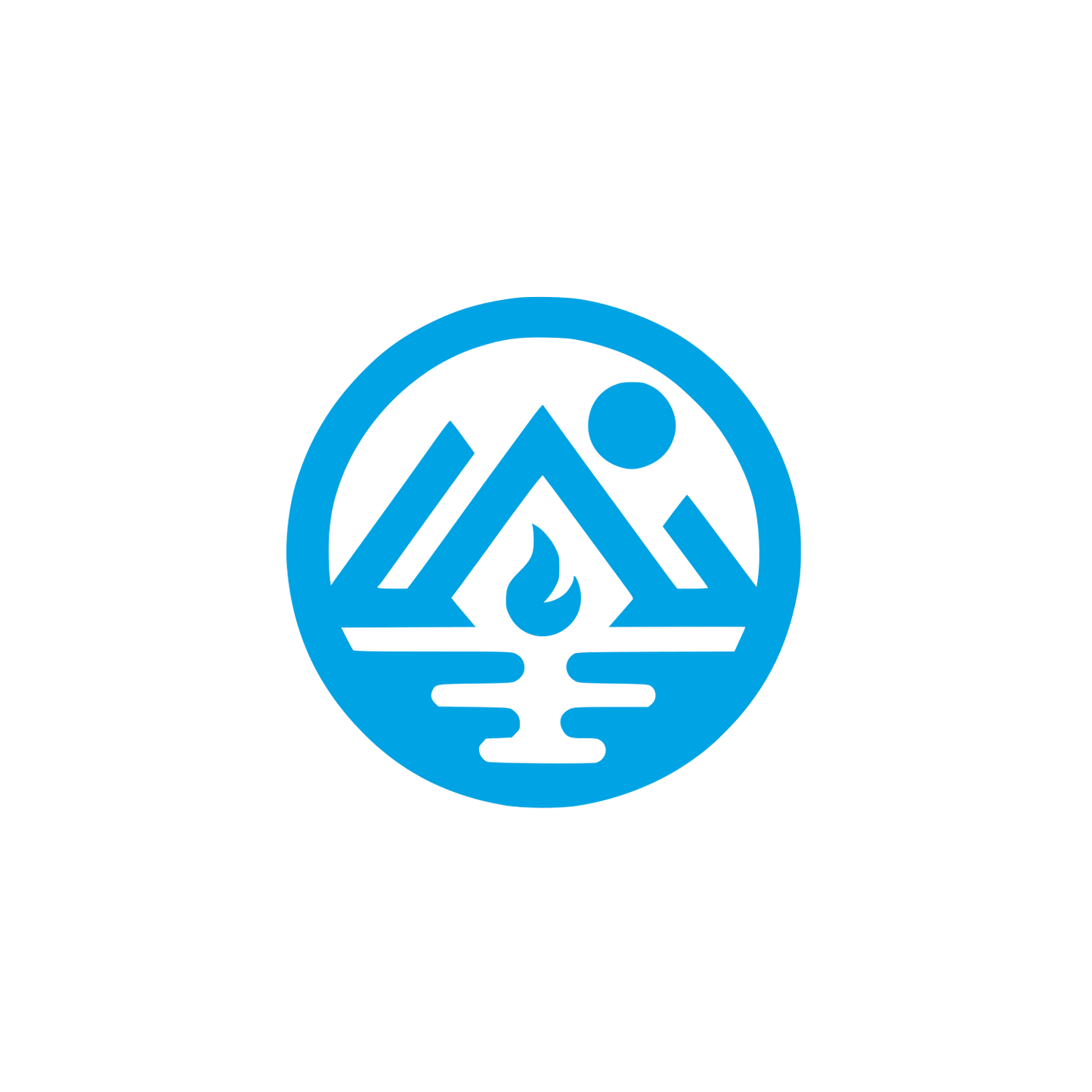 Nature Adventure Logo #00a3e4