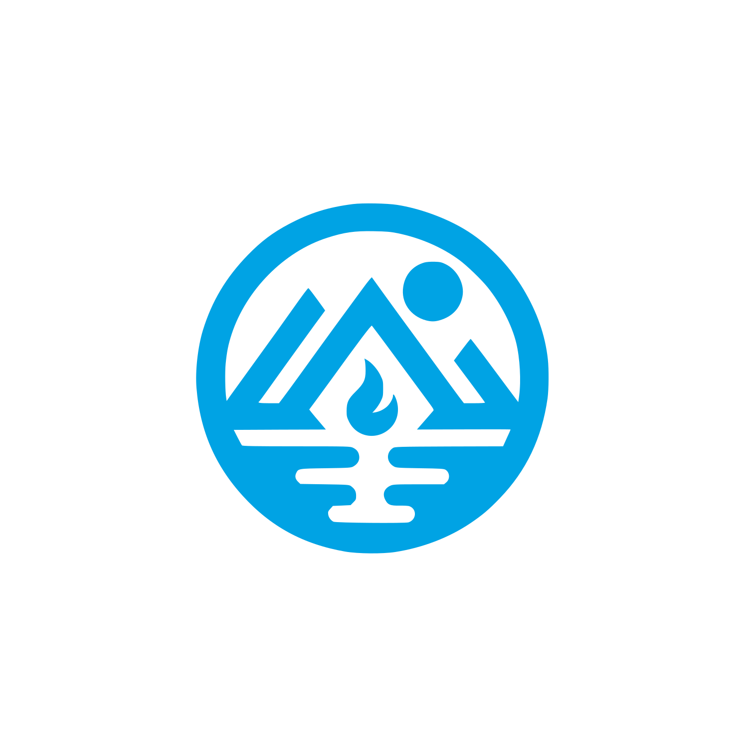 Nature Adventure Logo #00a3e4