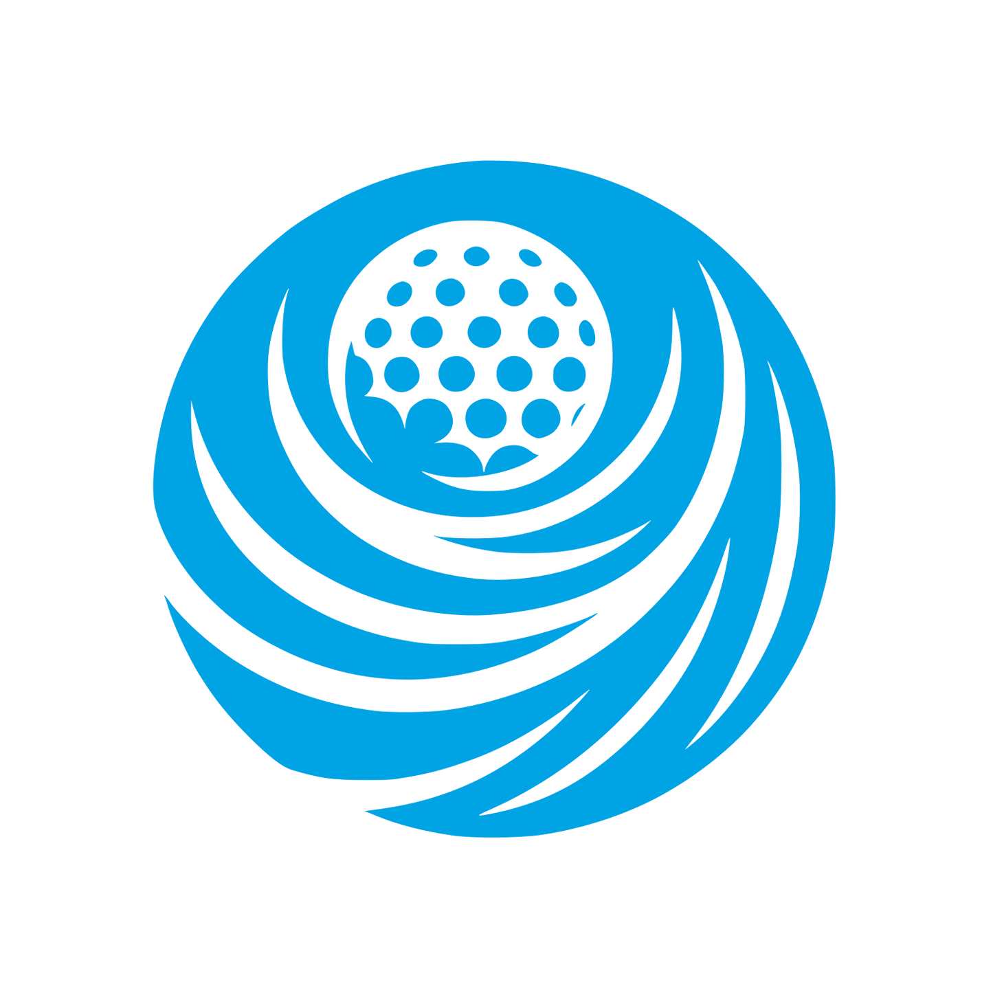 Logo Design for Golf #00a3e4