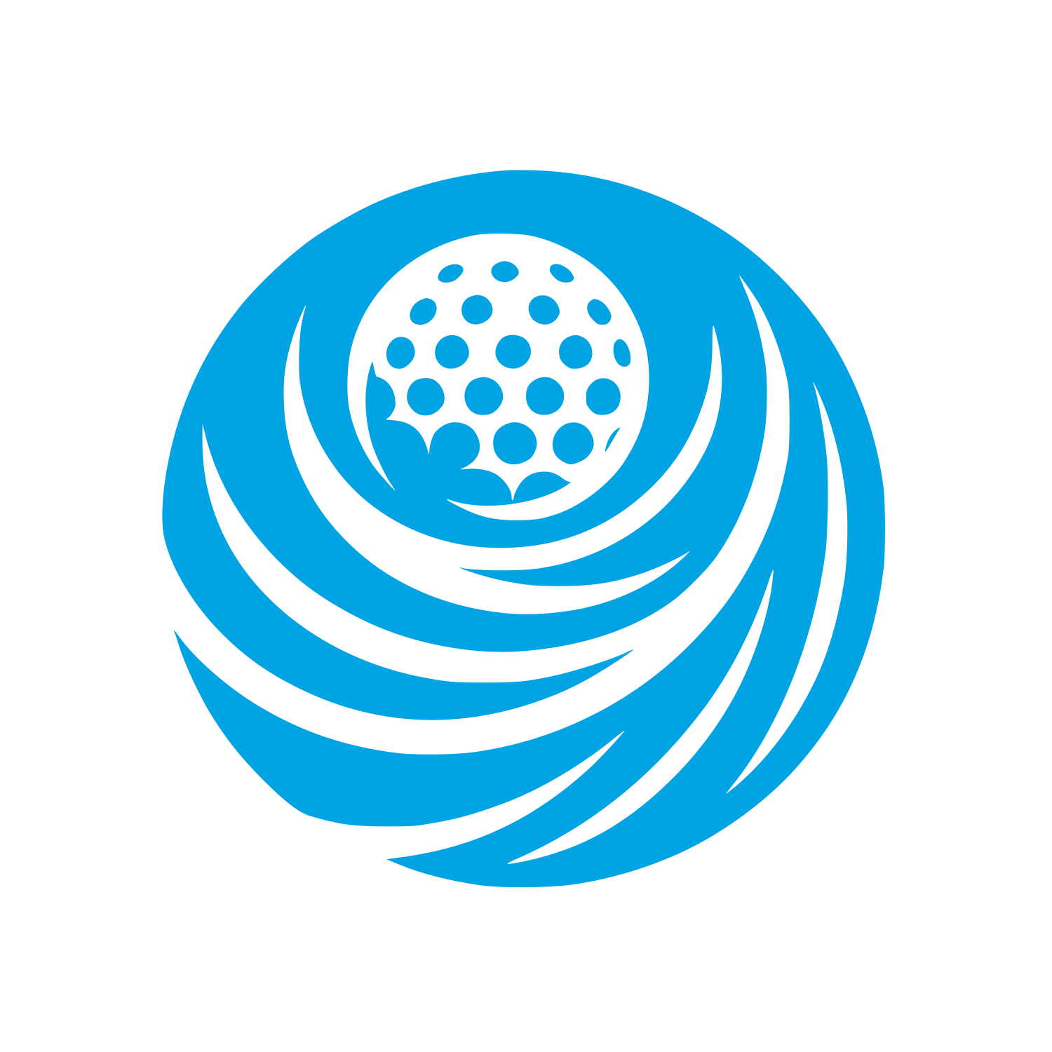 Logo Design for Golf #00a3e4