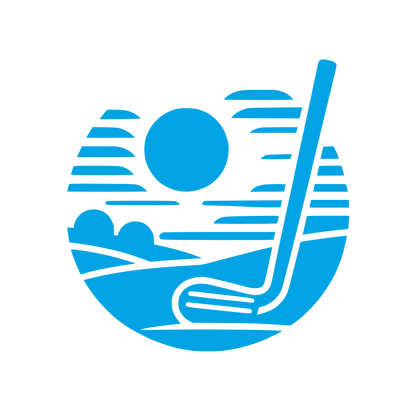 Golf Landscape Logo #00a3e4