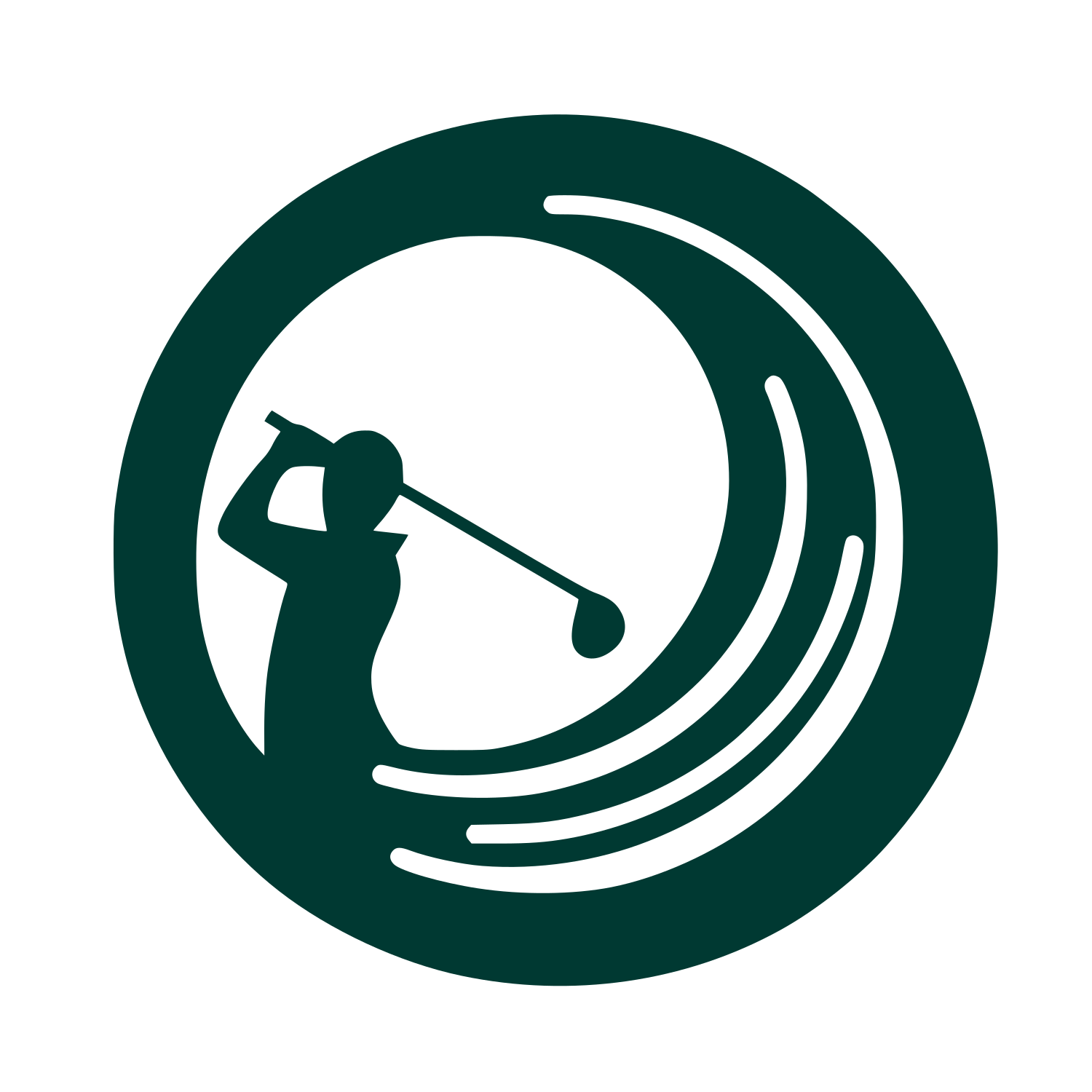Golf Sports Logo #003932