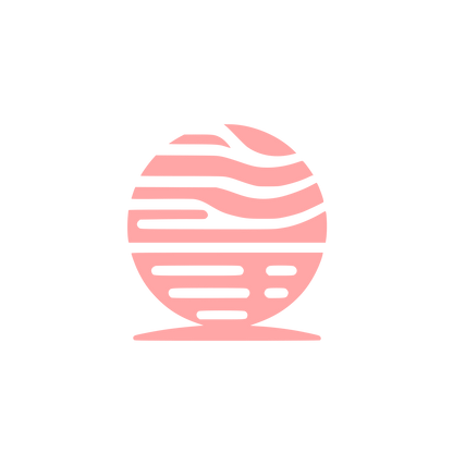Globe Golf Logo #ffa6a6
