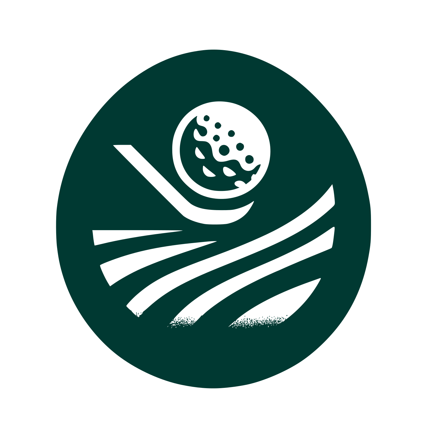 Golf Swing Logo Design #003932