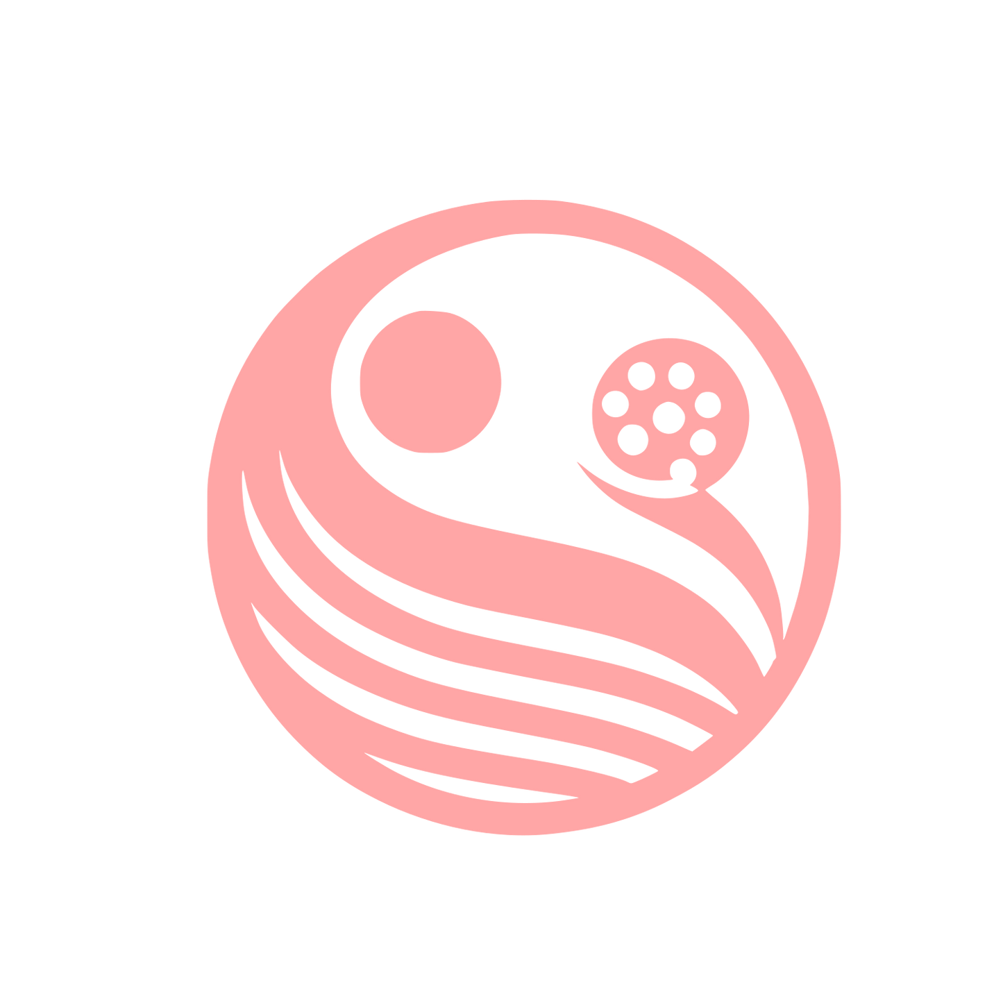 Golf Club Nature Logo #ffa6a6