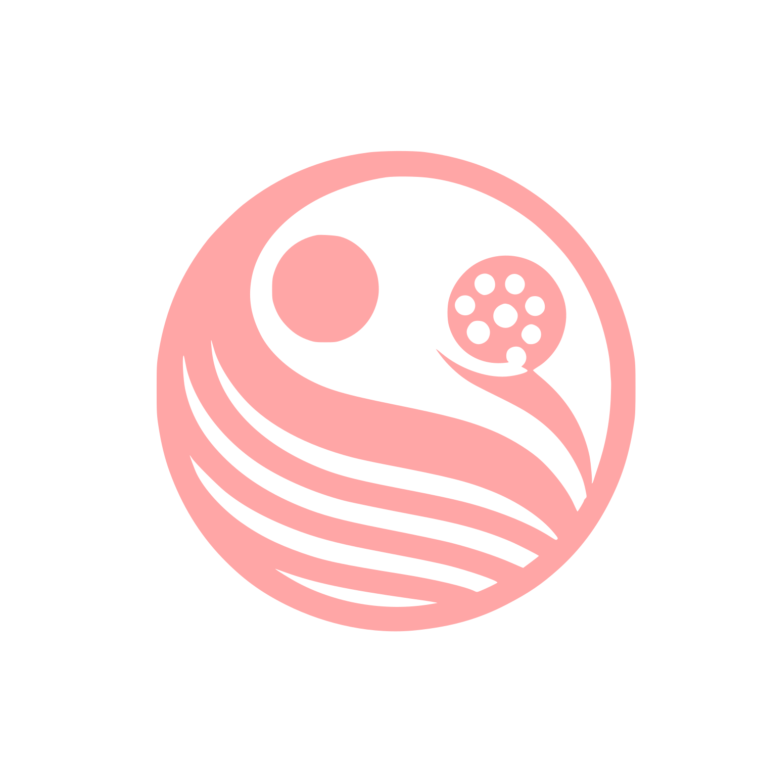 Golf Club Nature Logo #ffa6a6