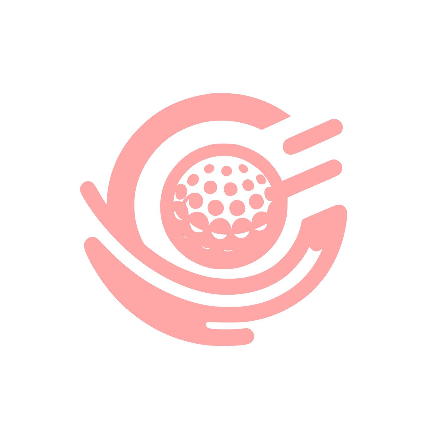 Golf Motion Logo #ffa6a6