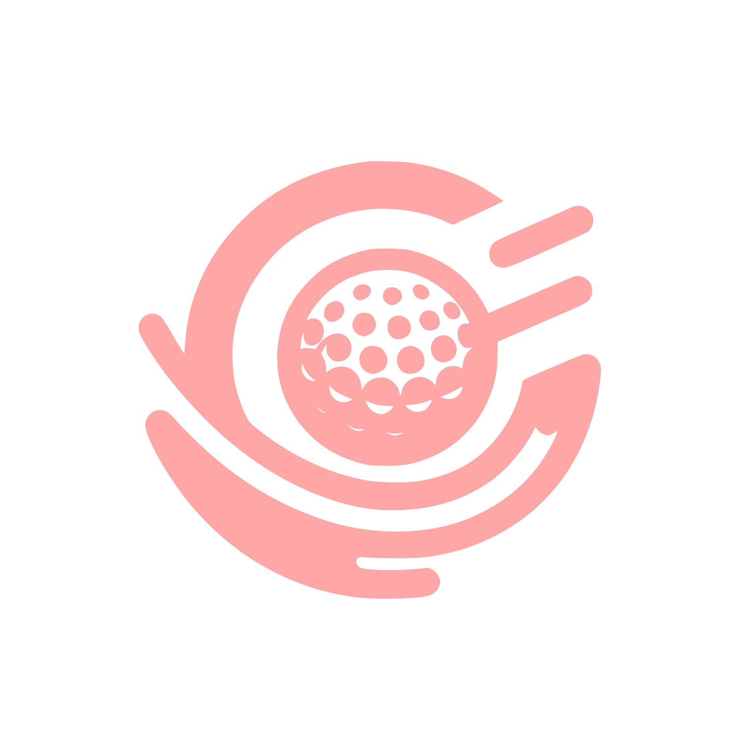 Golf Motion Logo #ffa6a6