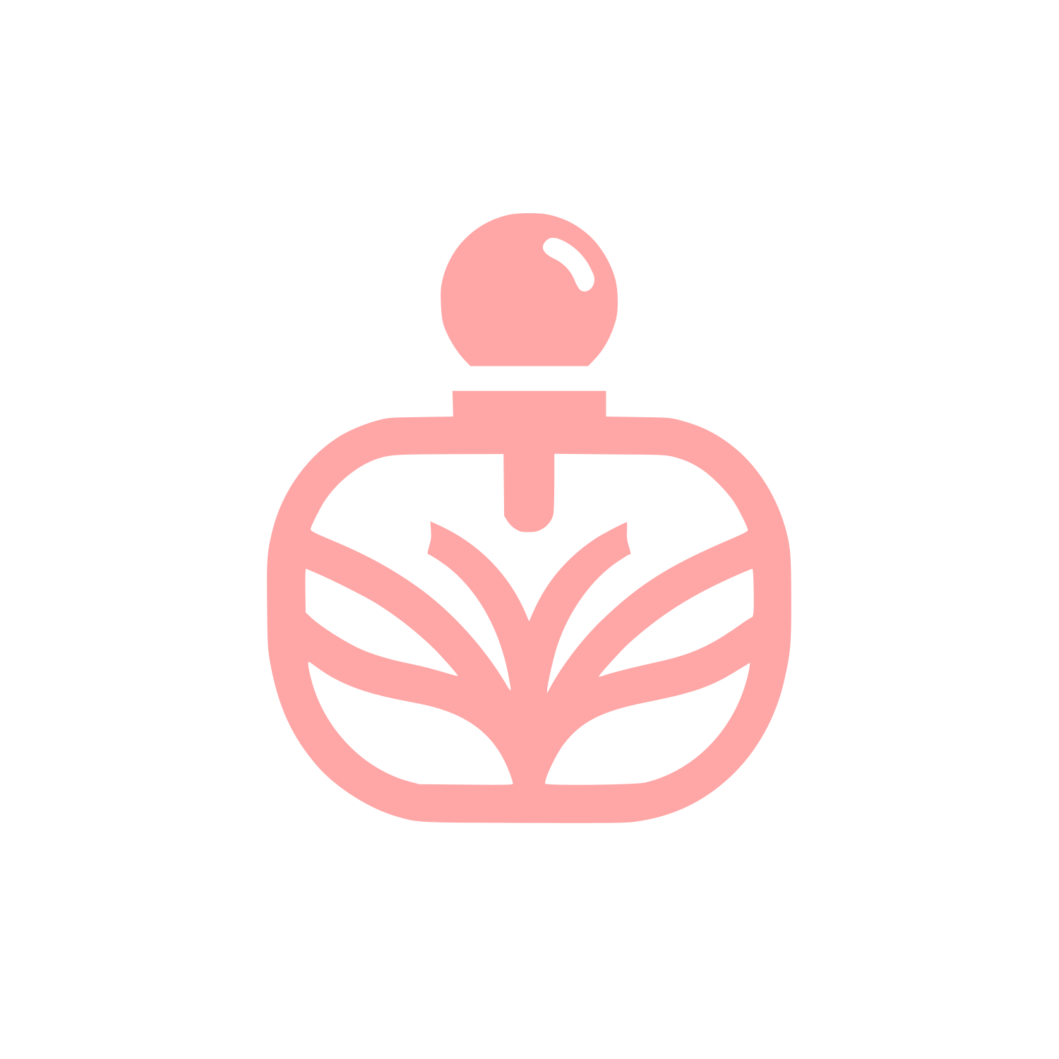 Perfume Bottle Logo #ffa6a6