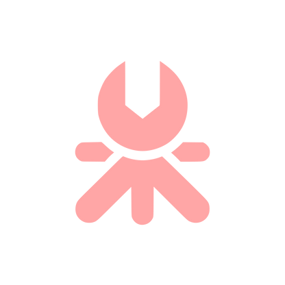 Tool Logo Design #ffa6a6
