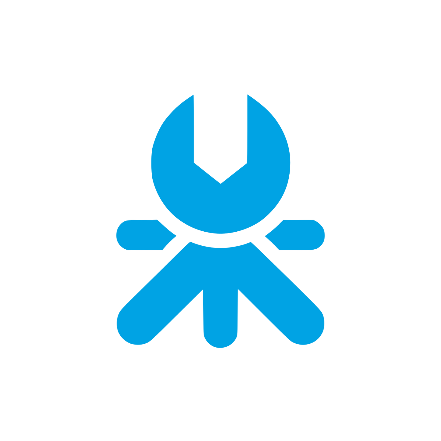 Tool Logo Design #00a3e4