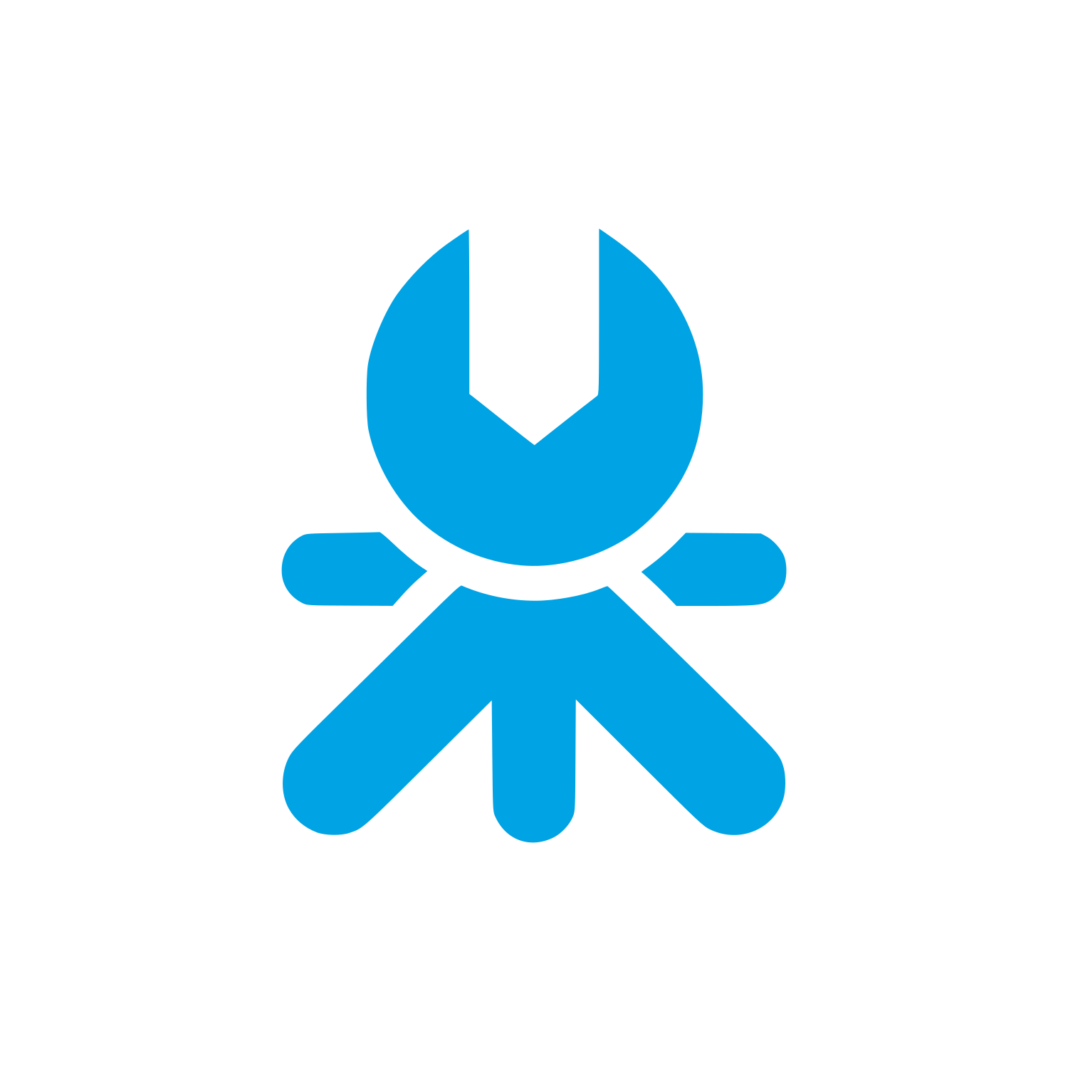 Tool Logo Design #00a3e4
