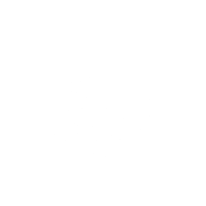 Leaf Design Logo #ffffff