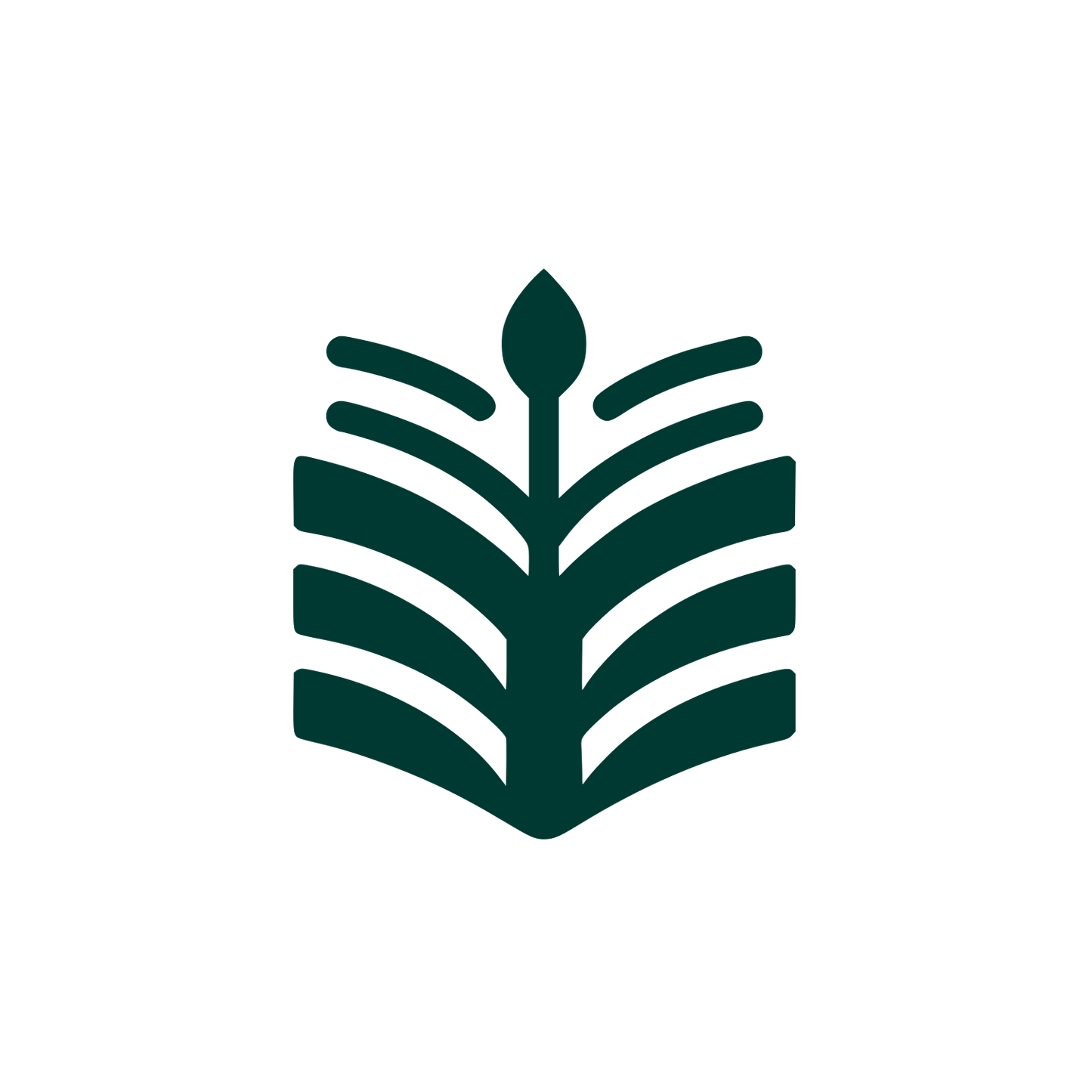 Leaf Design Logo #003932