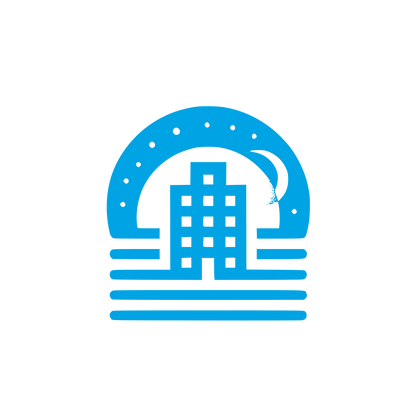 Modern Urban Logo #00a3e4